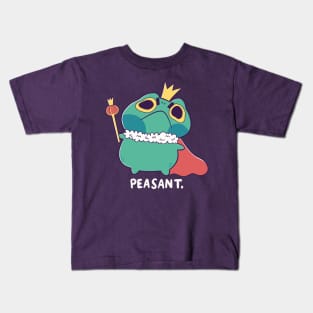 Angry Frog King Kids T-Shirt